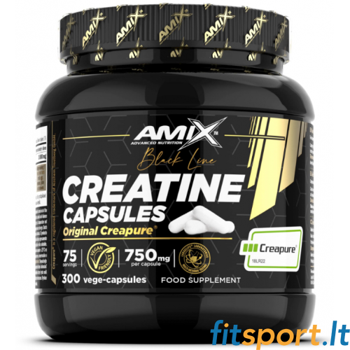 Amix Black Line kreatiin Creapure® 300 kapslit. 