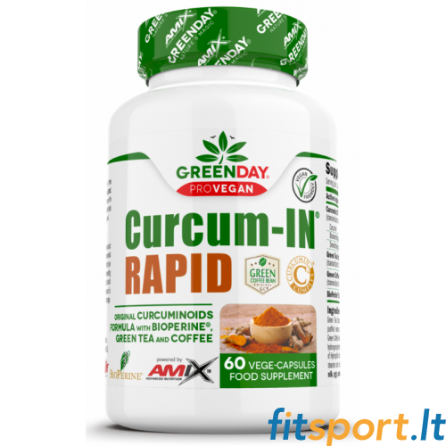 Amix GreenDay Curcum-IN Rapid 60 kapslit. 