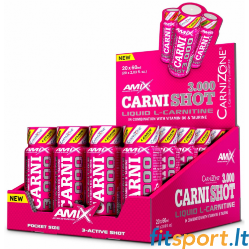Amix Nutrition CarniShot 3000 KARP (20 x 60 ml) (maitsega) 