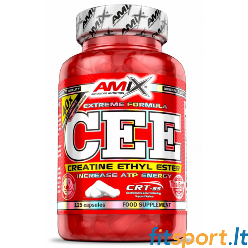 Amix Nutrition kreatiini etüülester (CEE) 125 kapslit. 