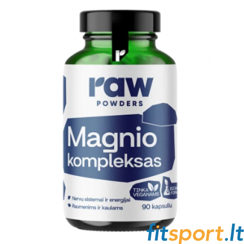 Toores pulbriline magneesiumikompleks 90 kapslit. 