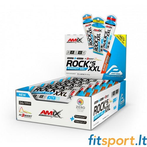 Amix Performance Rocki energiageel XXL 65g. x 24 (kofeiiniga) 