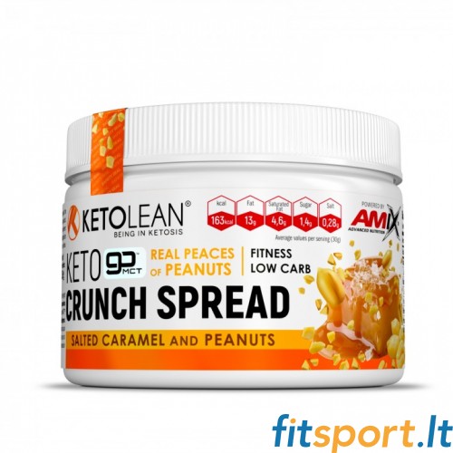 Amix Nutrition KetoLean® Keto Crunch Spread 250g - soolakaramell pähklitega 