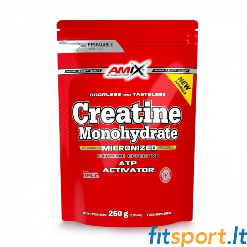Amix Kreatiinmonohüdraat (Creatine Monohydrate) 250 g DOYPACK 