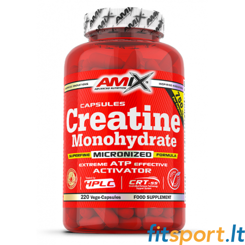 Amix Nutrition kreatiinmonohüdraat 220 kapslit. 