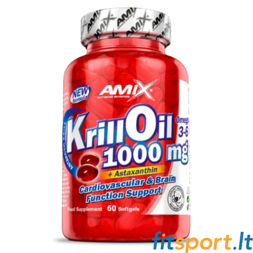 Масло криля Amix Nutrition, 60 капсул. 