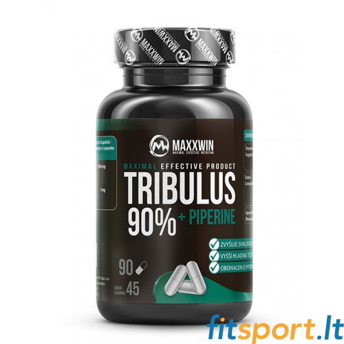 MaxxWin Tribulus 90% + Piperine 90 kork. 