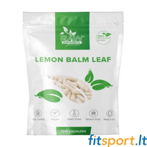 Raw Powders™ Lemon Balm Leaf (экстракт лекарственной мелиссы - 10:1) 120 капс. 