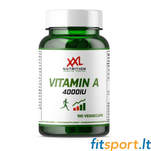 XXL Nutrition Vitamin A 100 kapslit. 