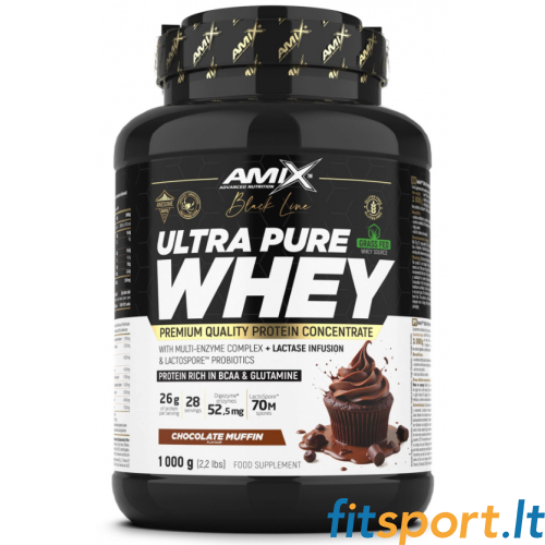 Amix Black Line ülipuhas vadakuvalk 1000 g. 