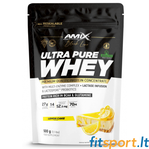 Amix Black Line Ultra Pure vadakuvalk 500 g. Pakend 