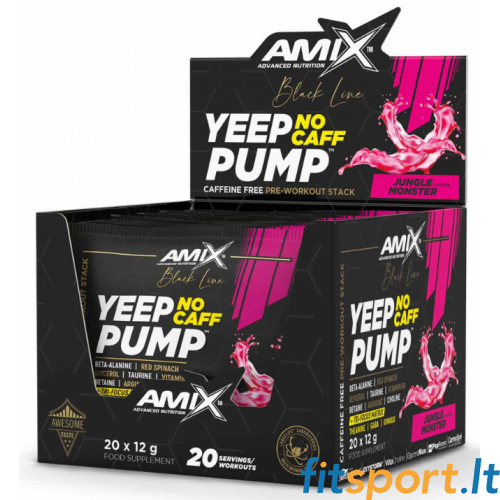 Amix Black Line Yeep Pump No Caff (20 x 12 г) - Без кофеина 