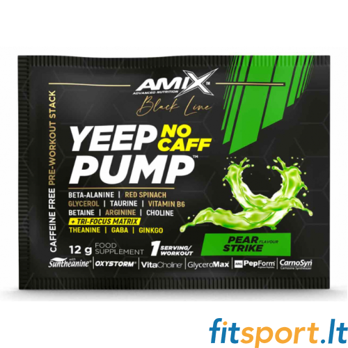 Amix Black Line Yeep Pump No Caff 12 g. - Без кофеина 