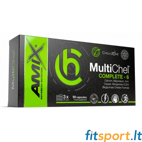 Amix ChelaZone® MultiChel Complete-6 90 kapslit. 
