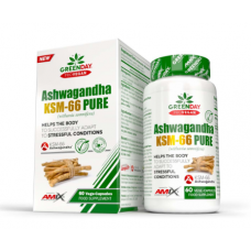 Amix GreenDay ProVegan Ashwagandha KSM-66 Pure 60 kapslit.