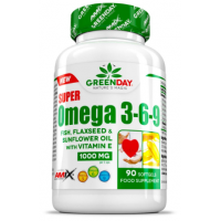 Амикс GreenDay Super Omega 3-6-9 90 капсул.