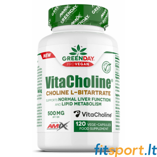 Amix GreenDay koliini bitartraat VitaCholine® 120 kapslit. 