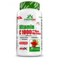 Amix GreenDay C-vitamiin 1000 kibuvitsaekstraktiga 60 kapslit.