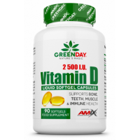 Amix GreenDay Vitamin D3 2500 I.U. 90 graves