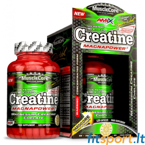 Amix MuscleCore DW - kreatiin MagnaPOWER 120 kapslit. 