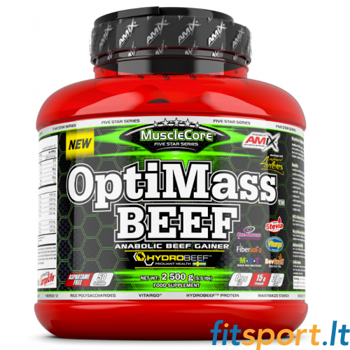 Amix MuscleCore DW - OptiMass Beef 2500 г. Amix MuscleCore DW - OptiMass Beef 2500 г.