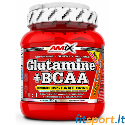 Amix Nutrition Глутамин + BCAA 500 г. - НАТУРАЛЬНЫЙ 