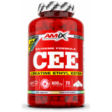 Amix Nutrition kreatiini etüülester (CEE) 350 kapslit.