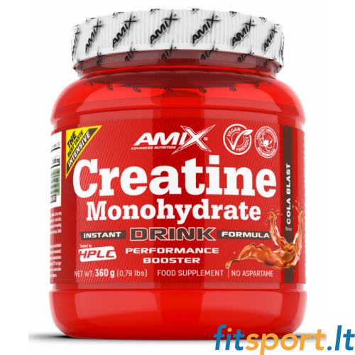 Amix Nutrition kreatiinmonohüdraadi pulberjook 360 g. 