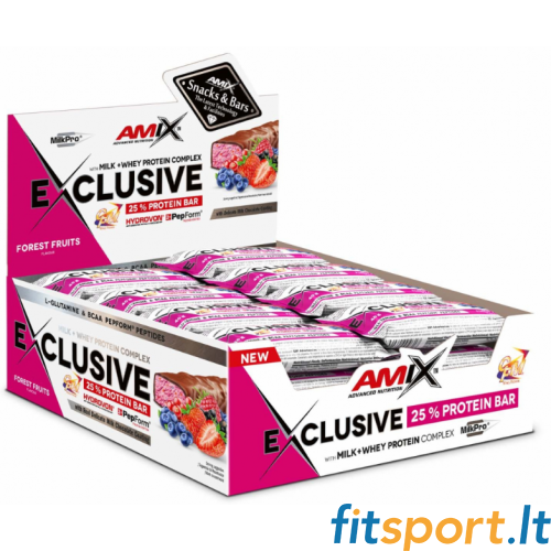 Amix Nutrition Exclusive proteiinibatooni karp (24 x 40 g) 