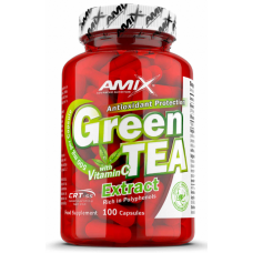Amix Nutrition rohelise tee ekstrakt C-vitamiiniga 100 kapslit.