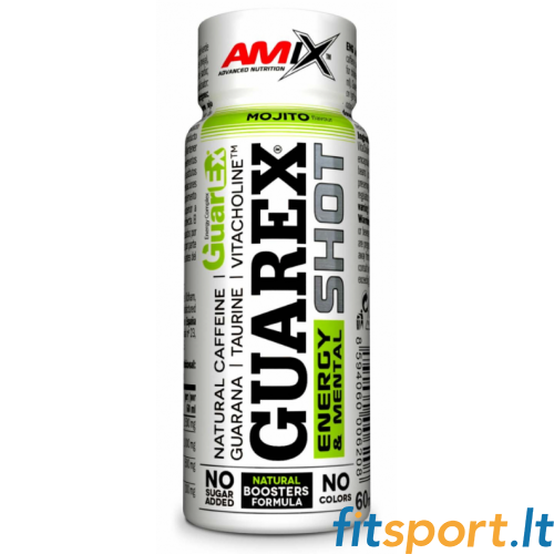 Amix Nutrition Guarex energia- ja vaimse tervise shot 60 ml. 