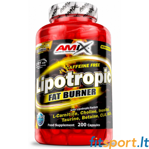 Amix Nutrition lipotroopne rasvapõletaja 200 kapslit. 