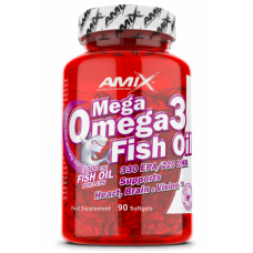 Amix Nutrition Mega Omega3 kalaõli 90 kapslit (55%)