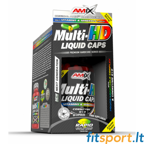 Amix Nutrition Multi-HD vedelkapslid 60 kapslit. 