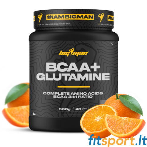 BigMan Nutrition BCAA + Glutamiin 500 g. 