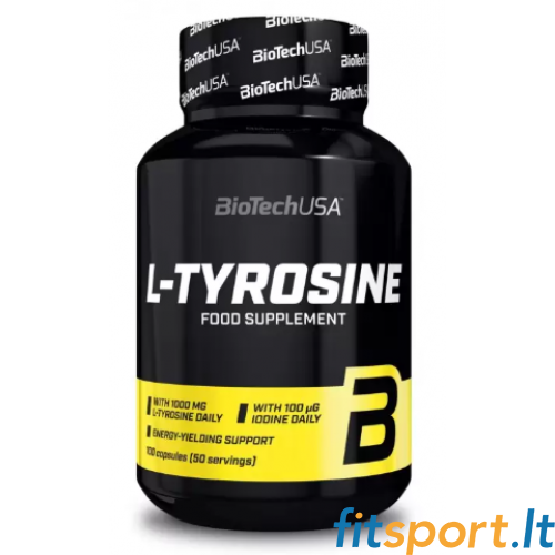 BioTech L-türosiin 100 kapslit. 