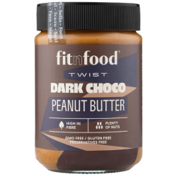 FitnFood Dark Choco Peanut Butter Twist 350 g.
