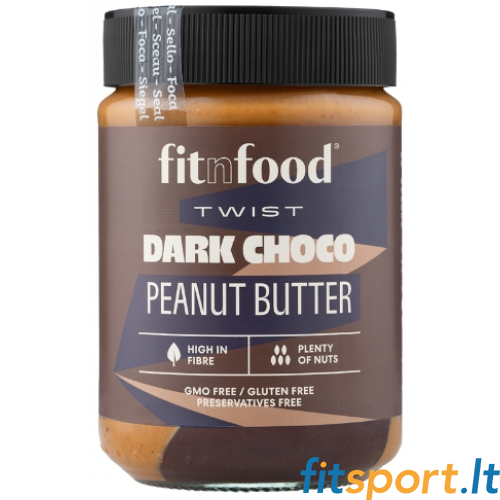 FitnFood Dark Choco Peanut Butter Twist 350 g. 