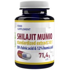 Hepatica Shilajit Mumio 120 kapslit. (10:1 väljavõte)