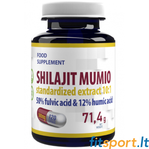 Hepatica Shilajit Mumio 120 kapslit. (10:1 väljavõte) 