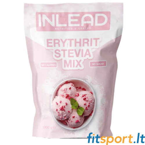 Pliisisaldusega erütritool ja steviasegu 1000 g. 