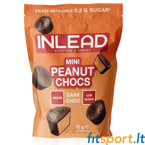 Inleadi mini maapähklišokolaadikompvekid 72 g. 