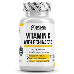 MaxxWin C-vitamiin ehhiaatsiaga 120 kapslit.