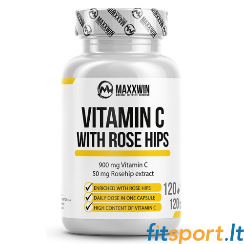 MaxxWin C-vitamiin kibuvitsaga 120 kapslit. 