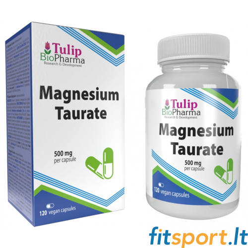 Tulip BioPharma Магний таурат, 120 капсул. 