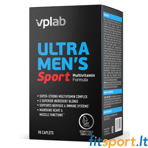 VpLab Ultra meeste spordimultivitamiin 90 tabletti. 