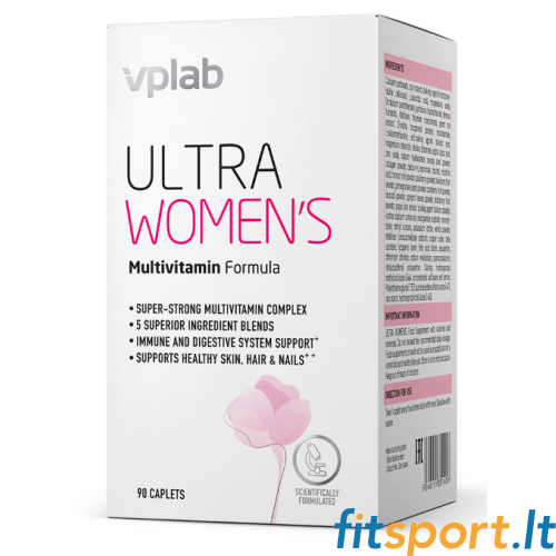 VpLab Ultra naiste multivitamiinide valem 90 tabletti. 