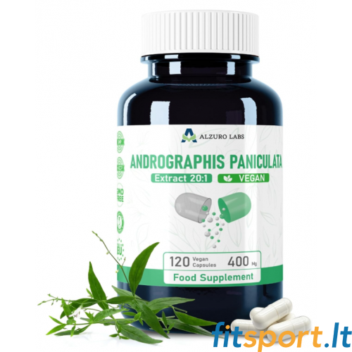 Alzuro Labs Andrographis Paniculata 120 kapslit. (20:1 ekstrakt) 