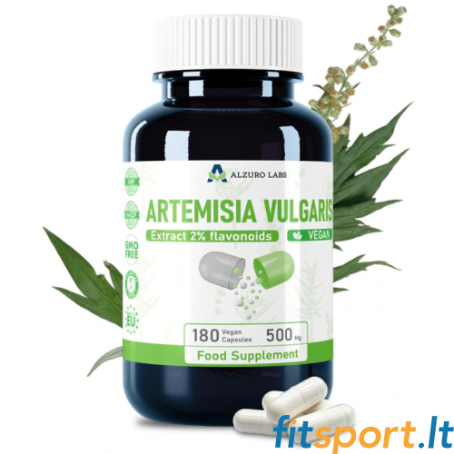 Alzuro Labs hariliku õie (Artemisia Vulgaris) ekstrakt 180 kapslit. 