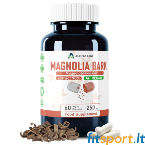 Alzuro Labs Magnolia Bark 60 kapslit. (60:1 ekstrakt) 